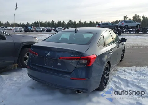 2022 Honda Civic Sport из США, поврежденный, VIN 2HGFE2F58NH579379